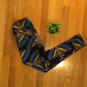 LuLaRoe Tribal Leggings OS